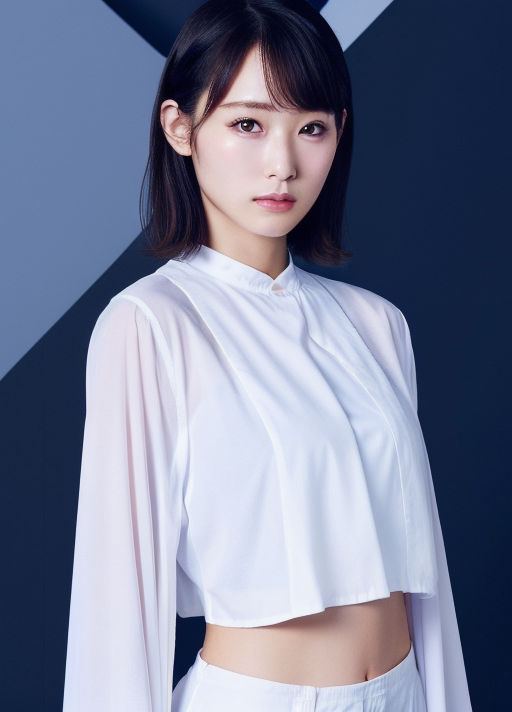 01114-4318052-masterpiece,best quality,higher,  1girl, ,asian, beautiful face, face_focus, (simple background_1.2),upper body, robe, (crop top.png